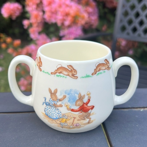 Royal Doulton Other - Royal Doulton Bunnykins At the Beach double handle baby mug